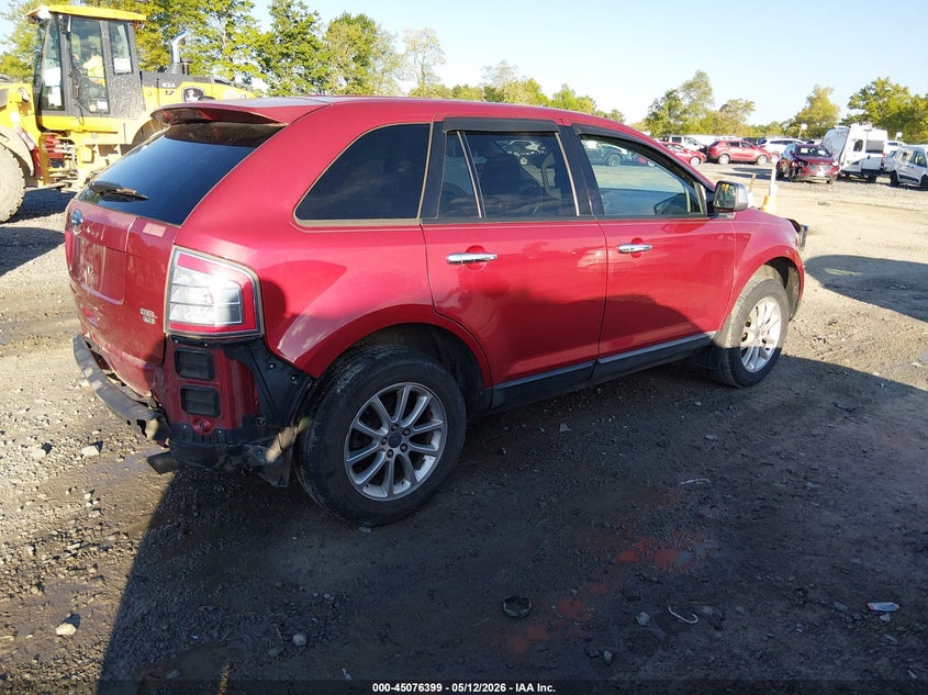 2FMDK4JC2ABA87648 2010 Ford Edge 3.5 Sel Red