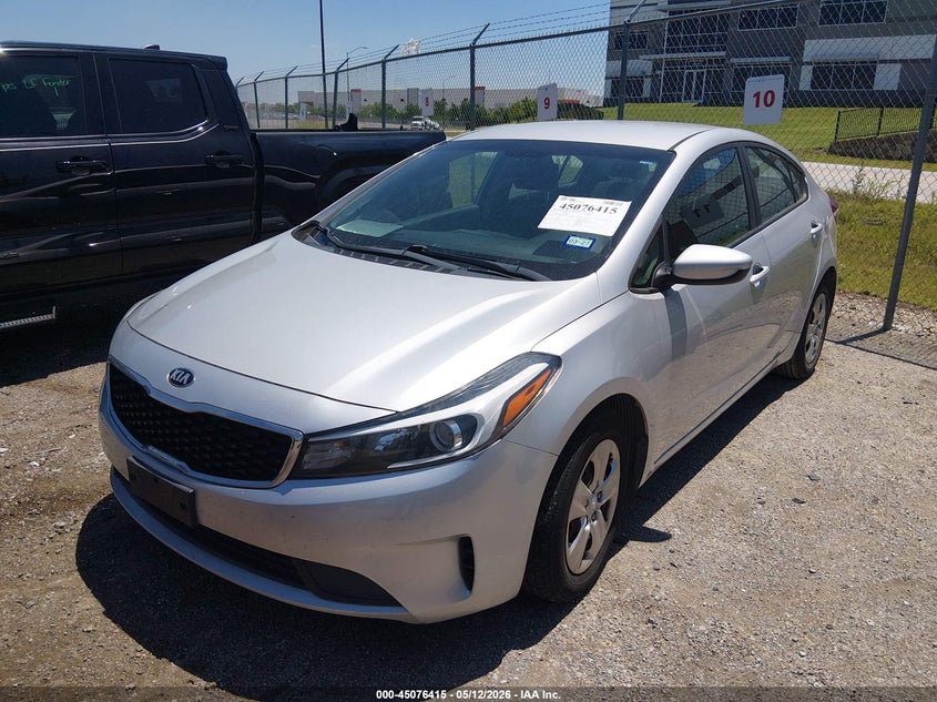 Vin: 3kpfk4a70je272631, lot: 45573969, kia forte lx 20182