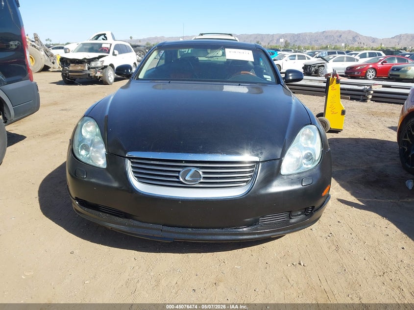 2002 Lexus Sc 430 VIN: JTHFN48Y320031757 Lot: 45076474
