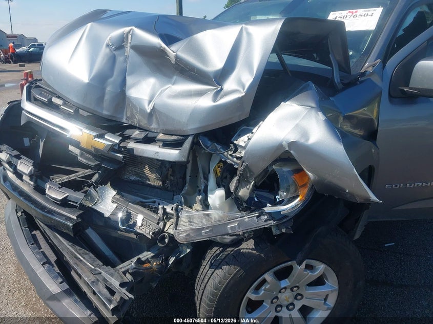 VIN 1GCGSCENXM1145982 2021 CHEVROLET COLORADO 2WD  SHORT BOX LT