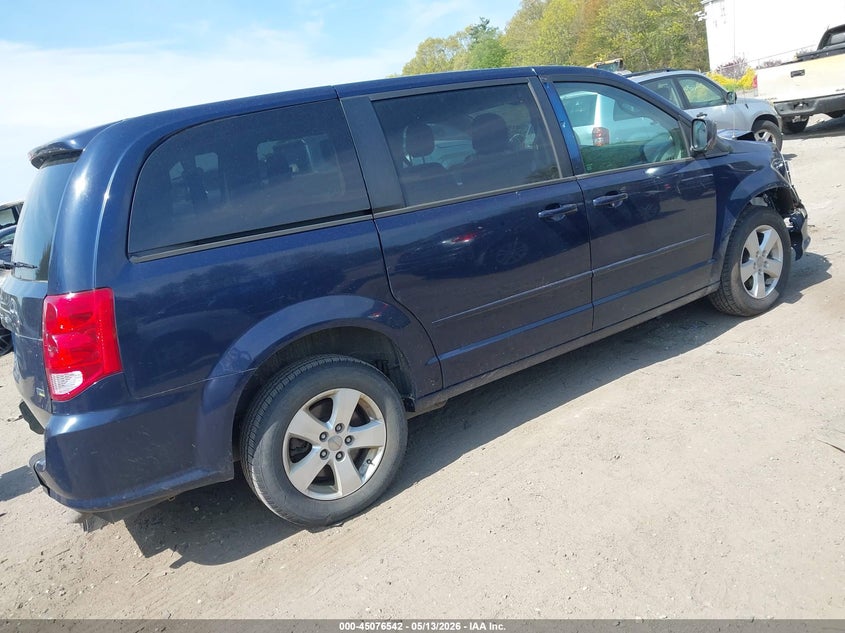 Vin: 2c4rdgbg1dr788586, lot: 45574096, dodge grand caravan se 20134