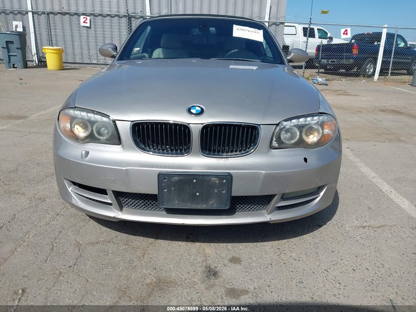 2008 BMW 128I VIN: WBAUL73588VE88170 Lot: 45076599