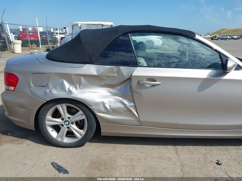 2008 BMW 128I VIN: WBAUL73588VE88170 Lot: 45076599
