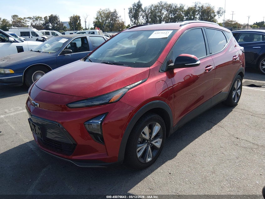 Vin: 1g1fy6s08n4114078, lot: 45574197, chevrolet bolt euv fwd lt 20222
