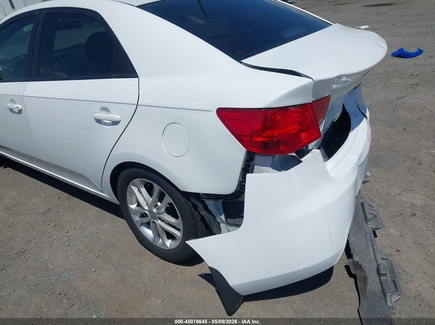 2012 Kia Forte 2.0 Ex White Lot 111045076645 Vin KNAFU4A24C5481879