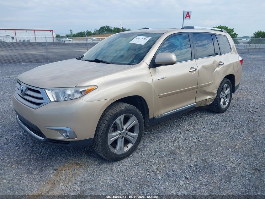 Vin: 5tdyk3eh6cs071167, lot: 45574267, toyota highlander limited v6 20122