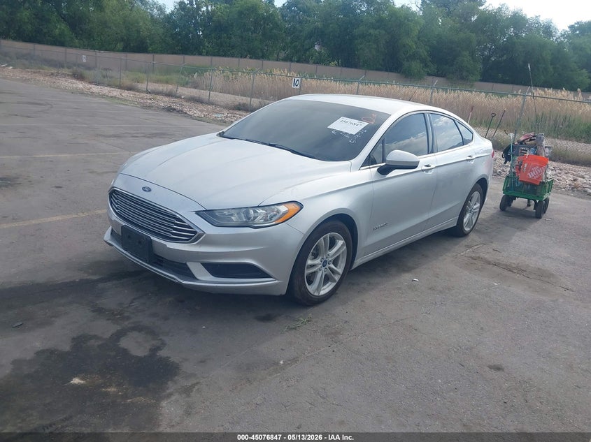 2018 Ford Fusion Hybrid Se 3FA6P0LU0JR173383 photo 1