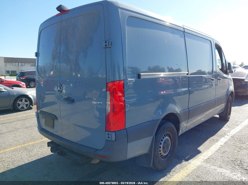Vin: w1y70bgy8pt144258, lot: 45574457, mercedes-benz sprinter 1500 standard roof 4-cyl gas 20234