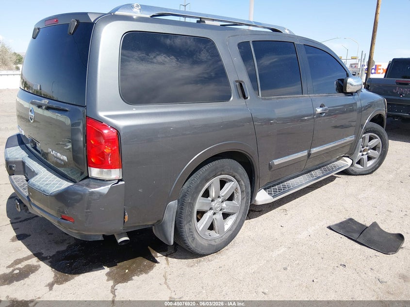Vin: 5n1ba0nf7bn620770, lot: 45574474, nissan armada platinum 20114