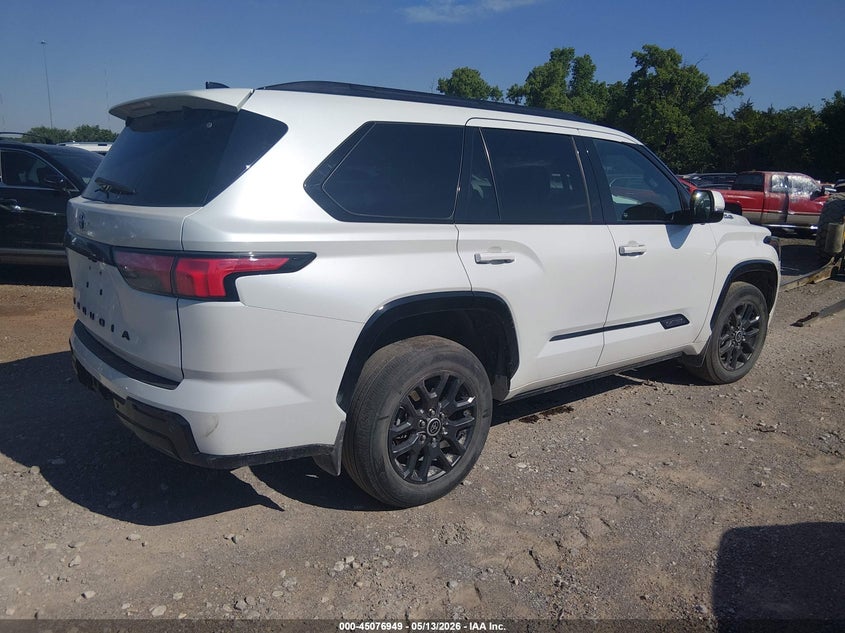 Vin: 7svaaaba4px005156, lot: 45574503, toyota sequoia platinum 20234