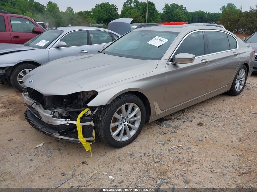 Vin: wba7e2c51gg548266, lot: 45574563, bmw 740i 20162