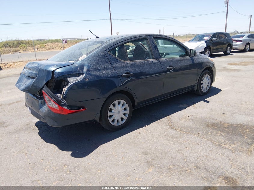 Vin: 3n1cn7ap8fl806279, lot: 45574645, nissan versa 1.6 s 20154