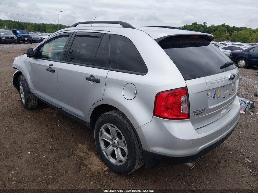 Vin: 2fmdk4gc6ebb36458, lot: 45574799, ford edge se 20143