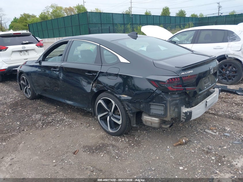 VIN 1HGCV1F33KA127684 2019 HONDA ACCORD SPORT