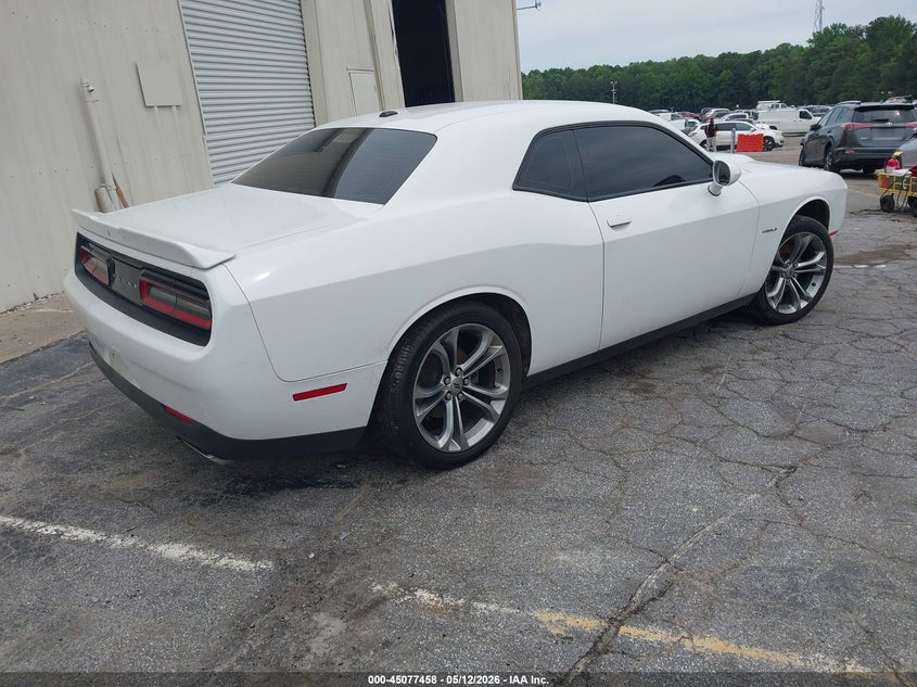 Vin: 2c3cdzbt3lh130999, lot: 45575012, dodge challenger r/t 20204