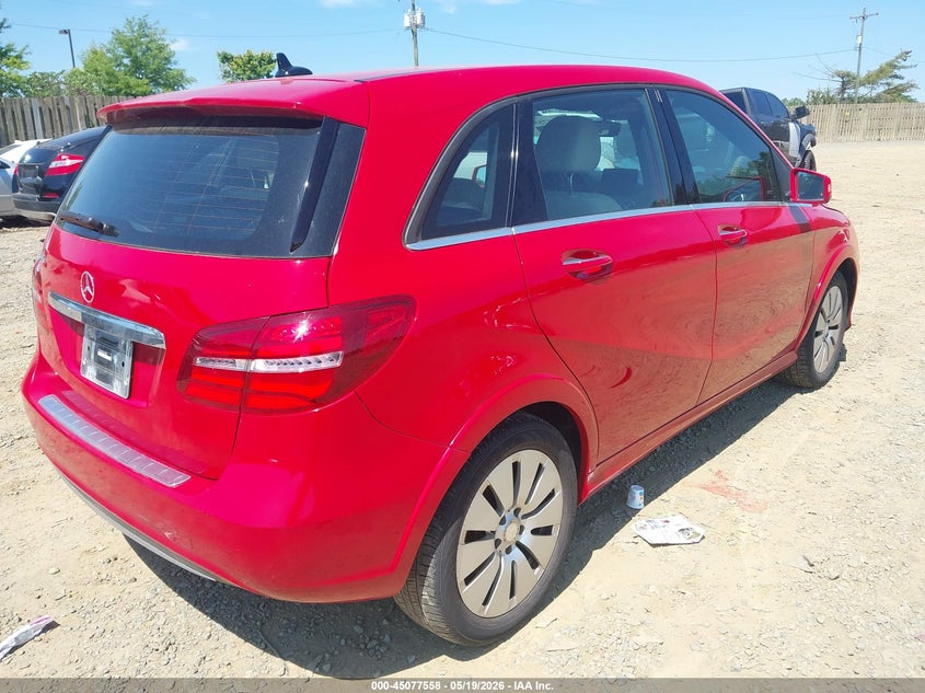 Vin: wddvp9ab7hj014558, lot: 45575112, mercedes-benz b 250e 20174