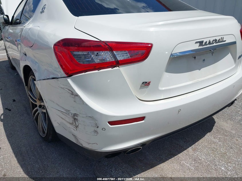 2014 Maserati Ghibli S Q4 VIN: ZAM57RTA1E1109736 Lot: 45077561