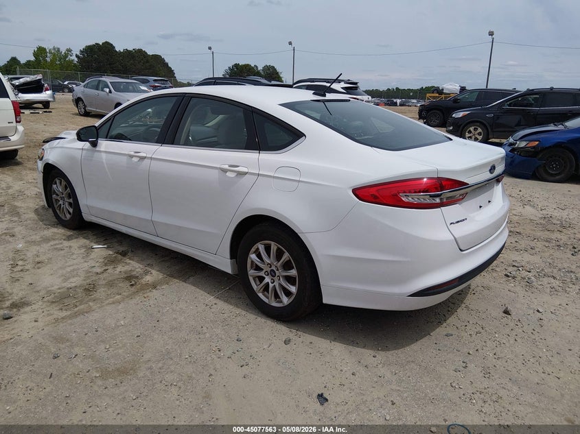 Vin: 3fa6p0g75jr170886, lot: 45575117, ford fusion s 20183