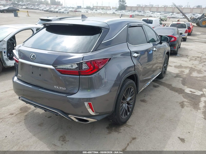 Vin: 2t2bzmca9kc193358, lot: 45575118, lexus rx 350 f sport 20194