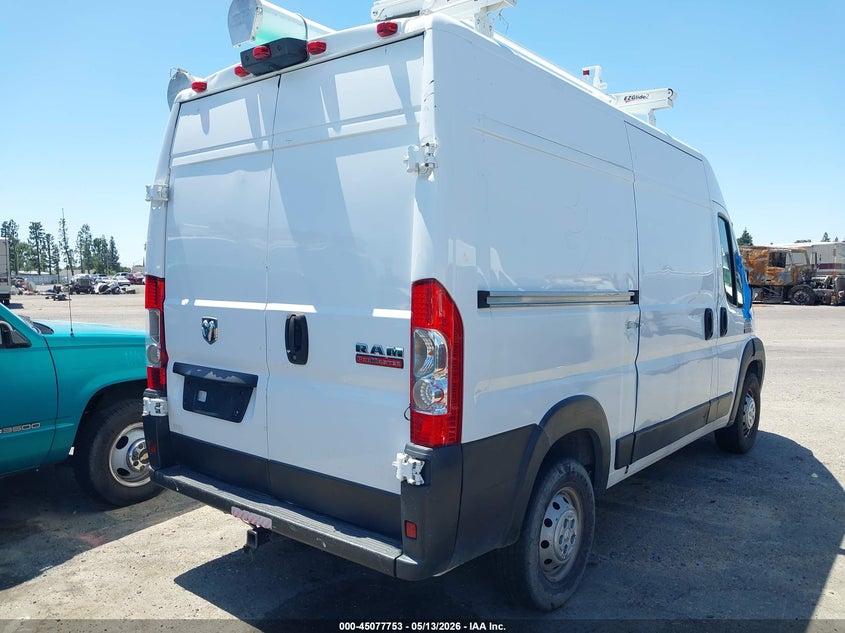 Vin: 3c6trvcg5ke522889, lot: 45575307, ram promaster 2500 high roof 136 wb 20194
