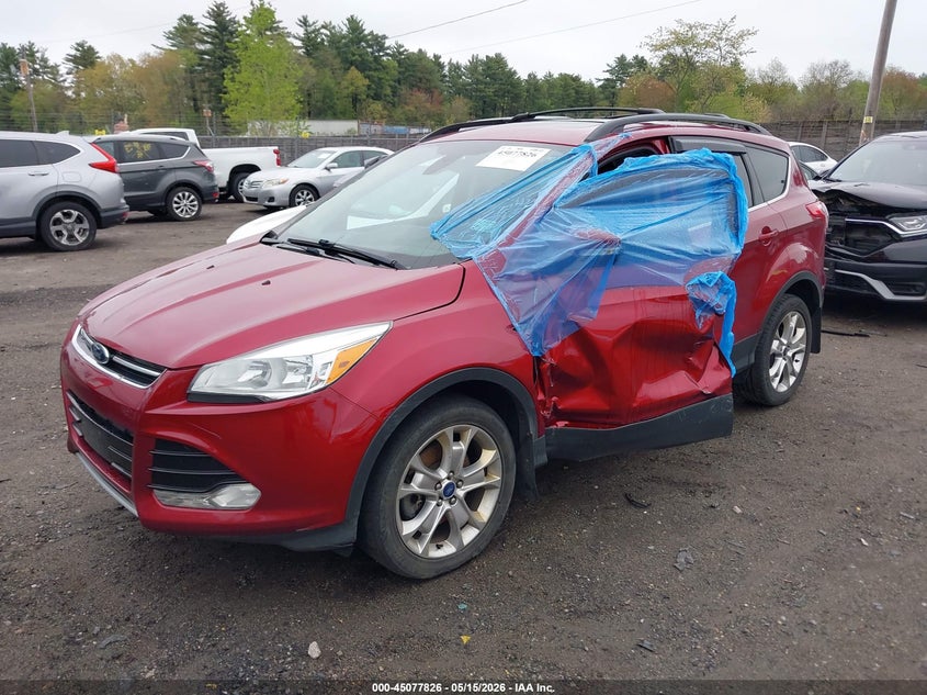 Vin: 1fmcu9hx6dub75970, lot: 45575380, ford escape sel 20132