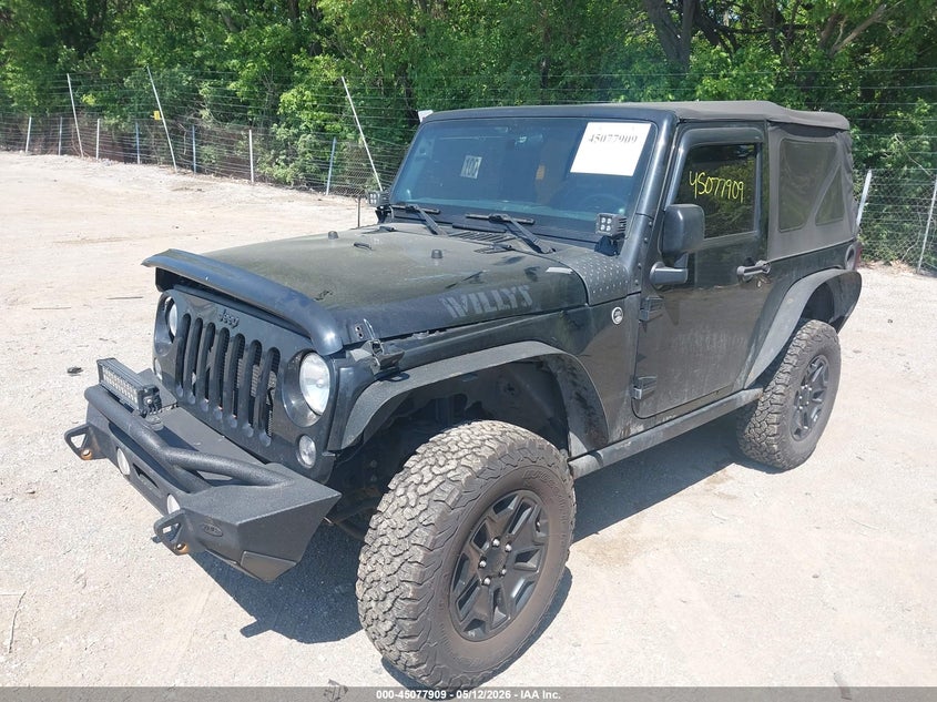 1C4AJWAGXEL253249 2014 Jeep Wrangler Willys Wheeler photo 1