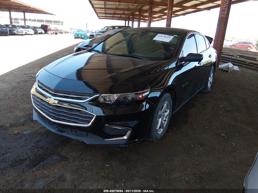 VIN 1G1ZB5ST0JF259939 2018 CHEVROLET MALIBU 1LS