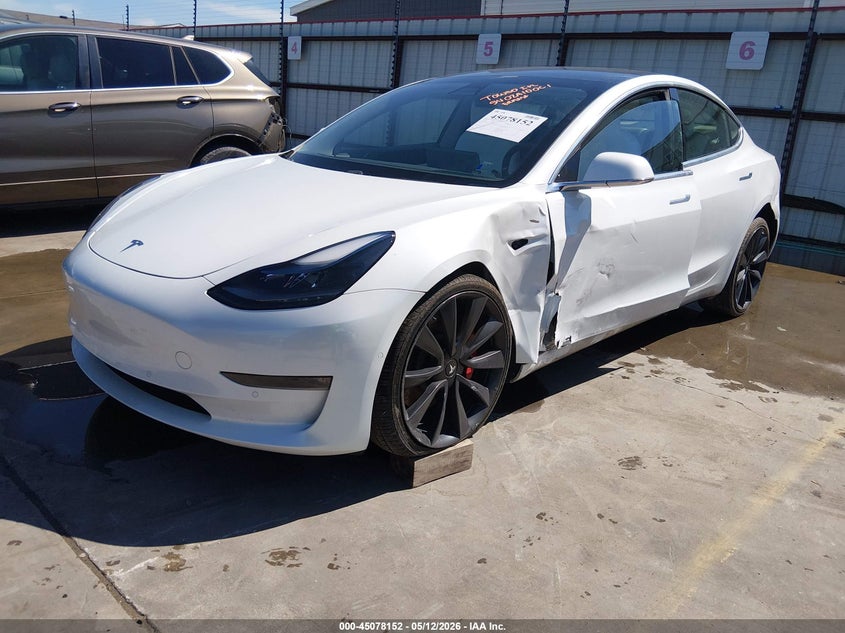 Vin: 5yj3e1ec6lf720769, lot: 45575706, tesla model 3 performance dual motor all-wheel drive 20202