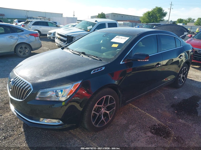 Vin: 1g4g45g34gf260291, lot: 45575769, buick lacrosse sport touring 20162