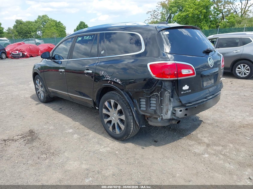 Vin: 5gakvbkd6hj236343, lot: 45575773, buick enclave leather 20173