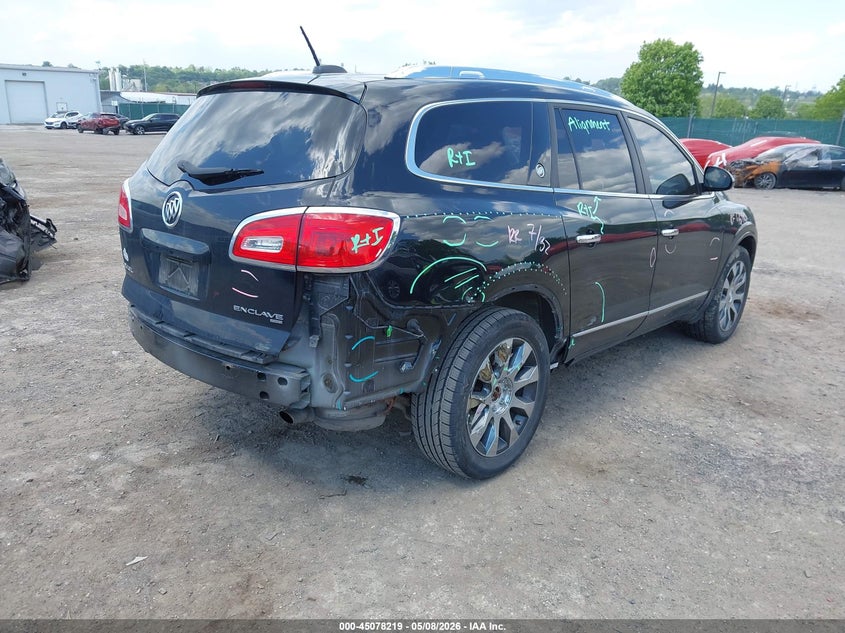 Vin: 5gakvbkd6hj236343, lot: 45575773, buick enclave leather 20174