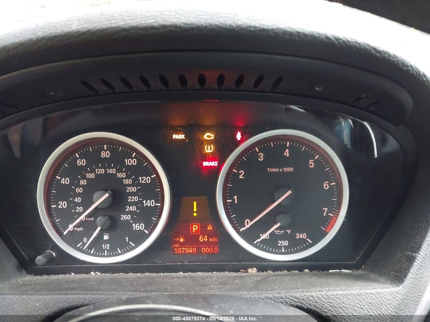 2011 BMW X6 xDrive35I VIN: 5UXFG2C5XBLX07826 Lot: 45078374