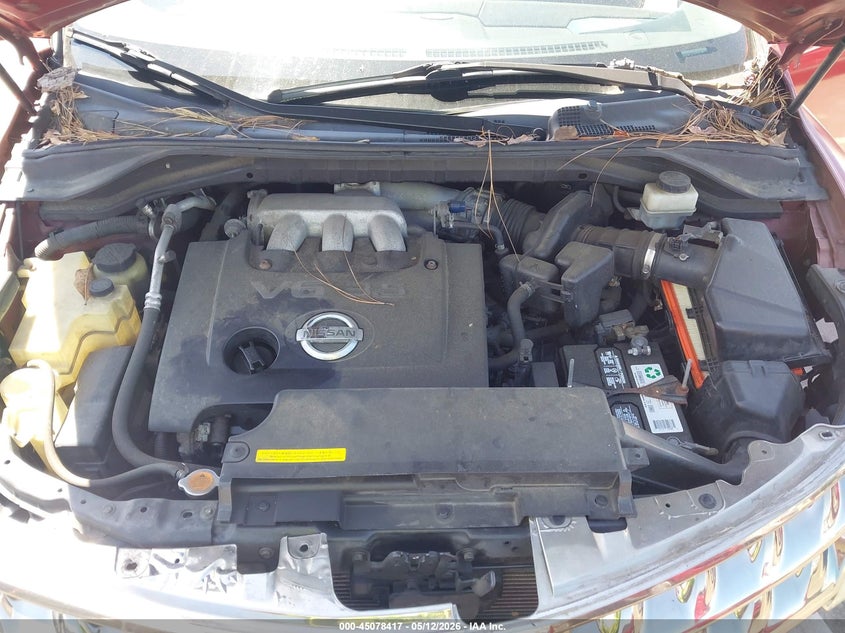 2006 Nissan Murano Sl VIN: JN8AZ08W26W523212 Lot: 45078417