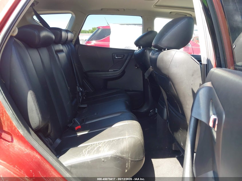 2006 Nissan Murano Sl VIN: JN8AZ08W26W523212 Lot: 45078417