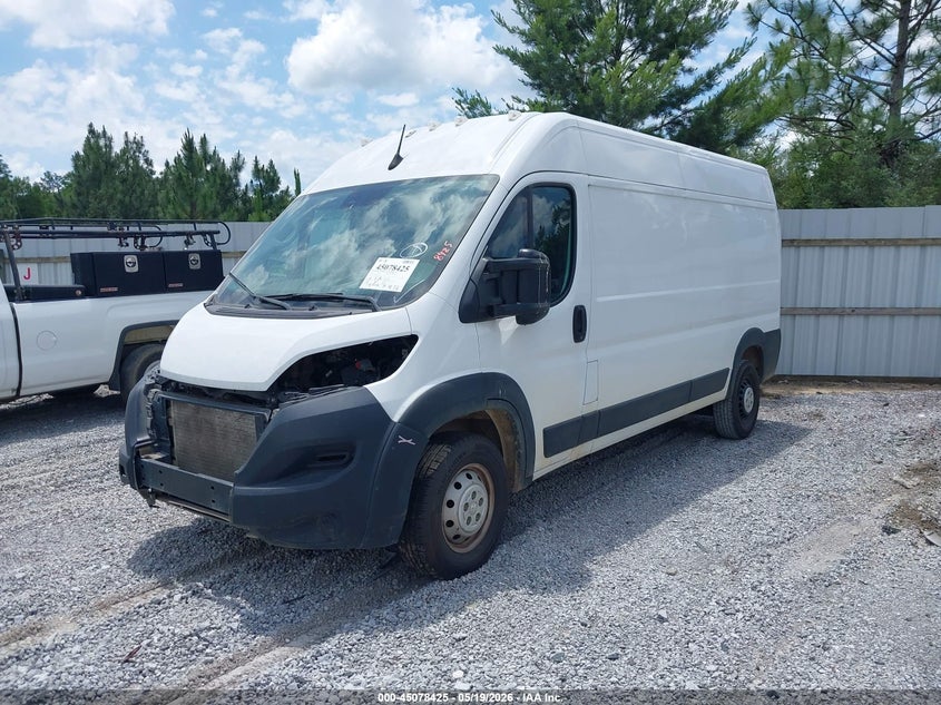 Vin: 3c6lrvdg6pe571752, lot: 45575979, ram promaster 2500 high roof 159 wb 20232