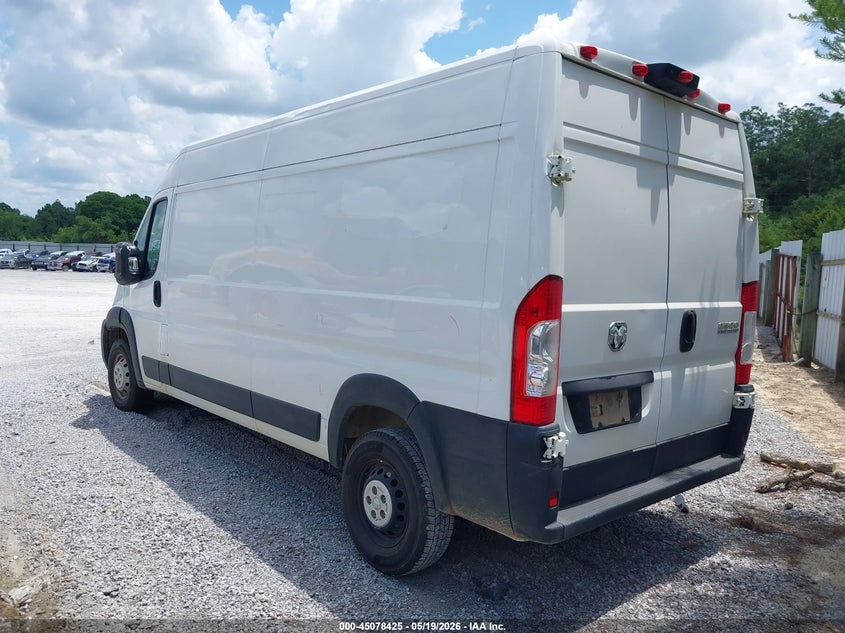 Vin: 3c6lrvdg6pe571752, lot: 45575979, ram promaster 2500 high roof 159 wb 20233
