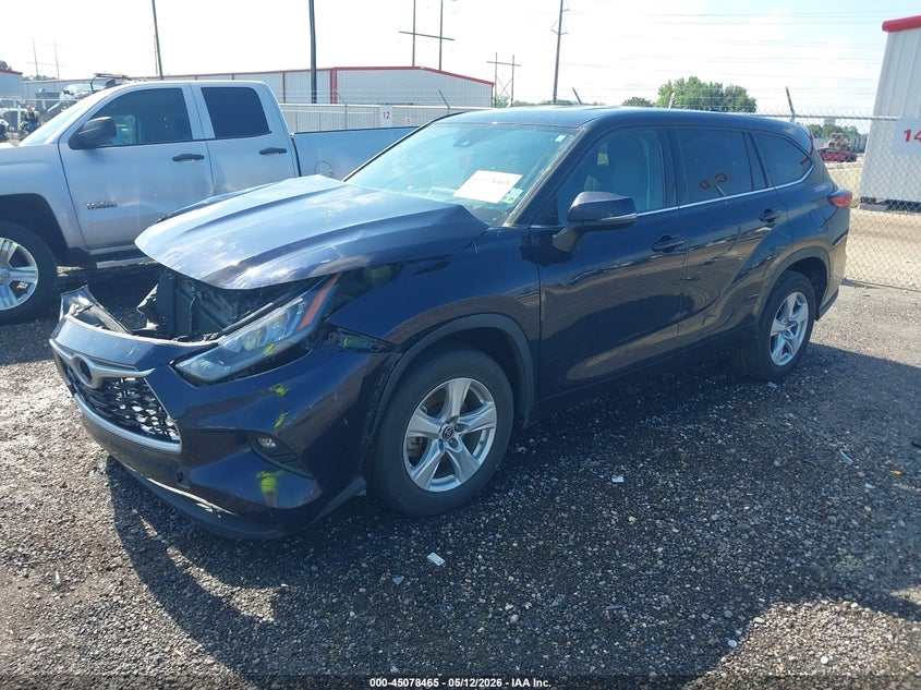VIN 5TDZZRAH2LS024047 2020 TOYOTA HIGHLANDER LE