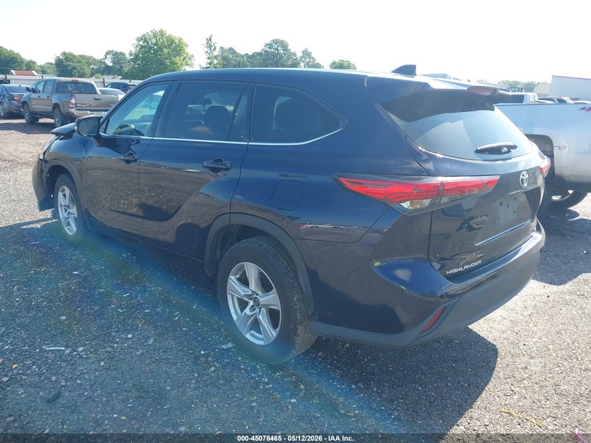 VIN 5TDZZRAH2LS024047 2020 TOYOTA HIGHLANDER LE