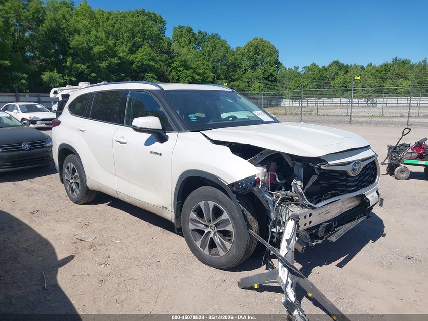 Vin: 5tdgbrch0ls501745, lot: 45576082, toyota highlander hybrid xle 2020 img_1