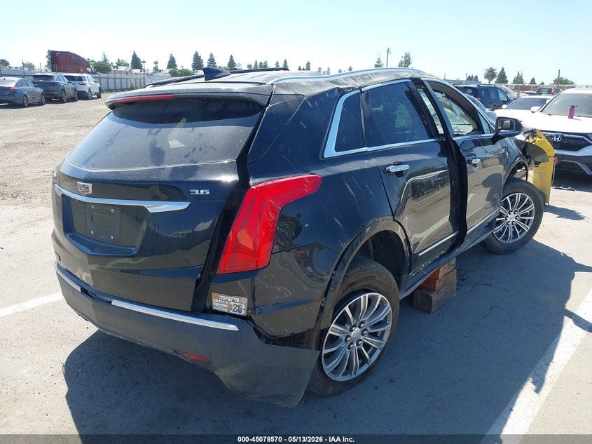 Vin: 1gyknbrs7hz226306, lot: 45576124, cadillac xt5 luxury 20174