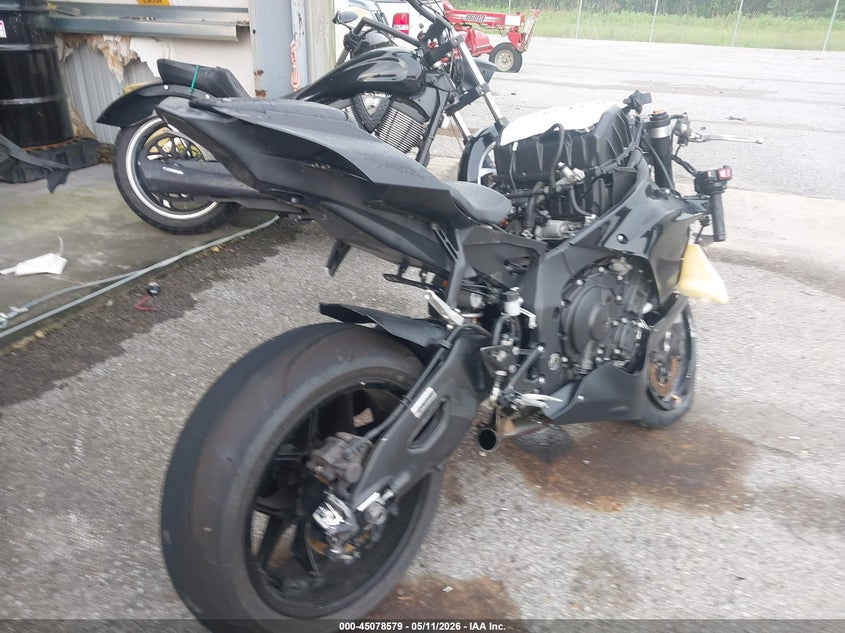 2021 Yamaha Yzfr1 VIN: JYARN66E6MA001468 Lot: 45078579