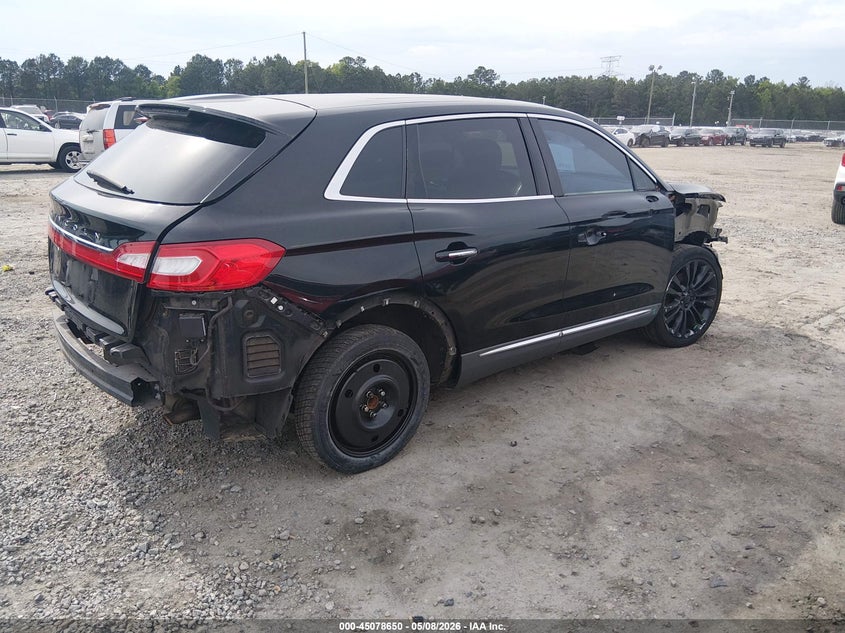 Vin: 2lmtj6lr5gbl54483, lot: 45576204, lincoln mkx reserve 20164