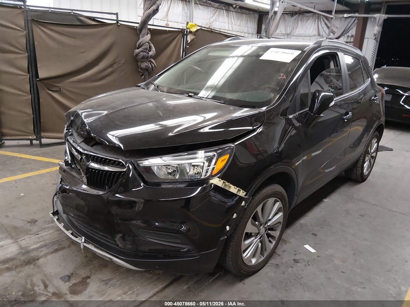 Vin: kl4cjasbxhb088161, lot: 45576214, buick encore preferred 20172