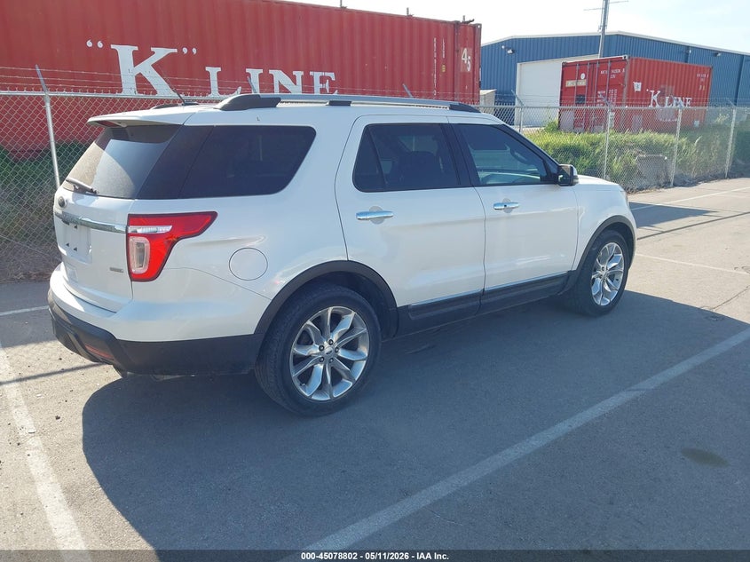 Vin: 1fm5k8f85dgb14449, lot: 45576356, ford explorer limited 20134