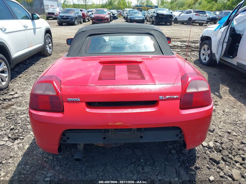 2001 Toyota Mr2 Spyder VIN: JTDFR320010029059 Lot: 45078806