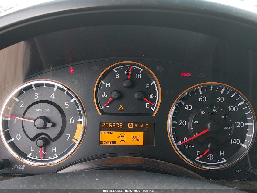 2010 Nissan Titan Le VIN: 1N6AA0ED5AN313351 Lot: 45078855