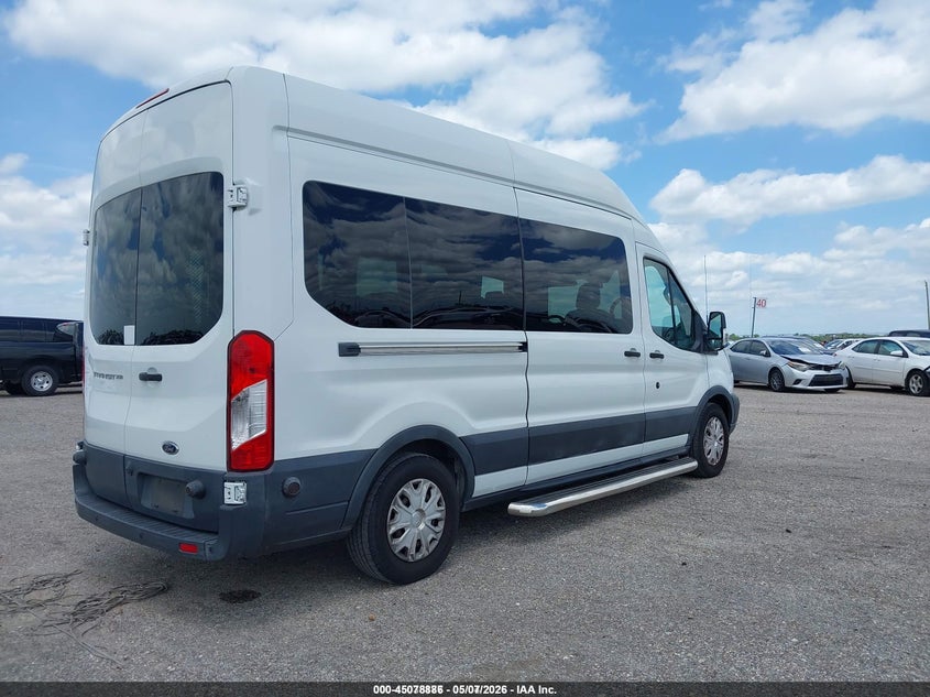 Vin: 1fdzx2xmxhkb22464, lot: 45576440, ford transit-350 xl 20174