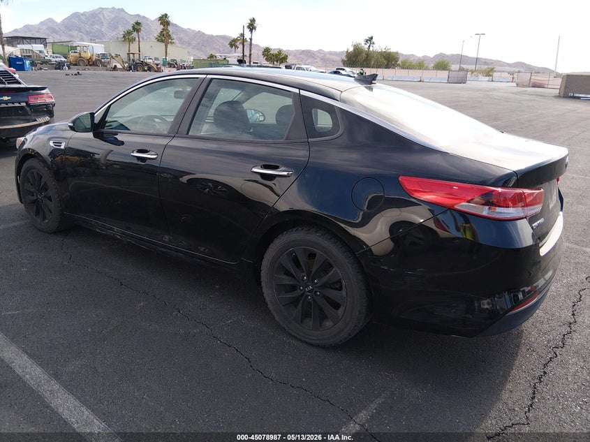 Vin: 5xxgt4l35gg059329, lot: 45576541, kia optima lx 20163