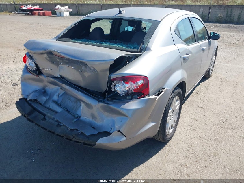 Vin: 1c3cdzab1en215410, lot: 45576657, dodge avenger se 20144