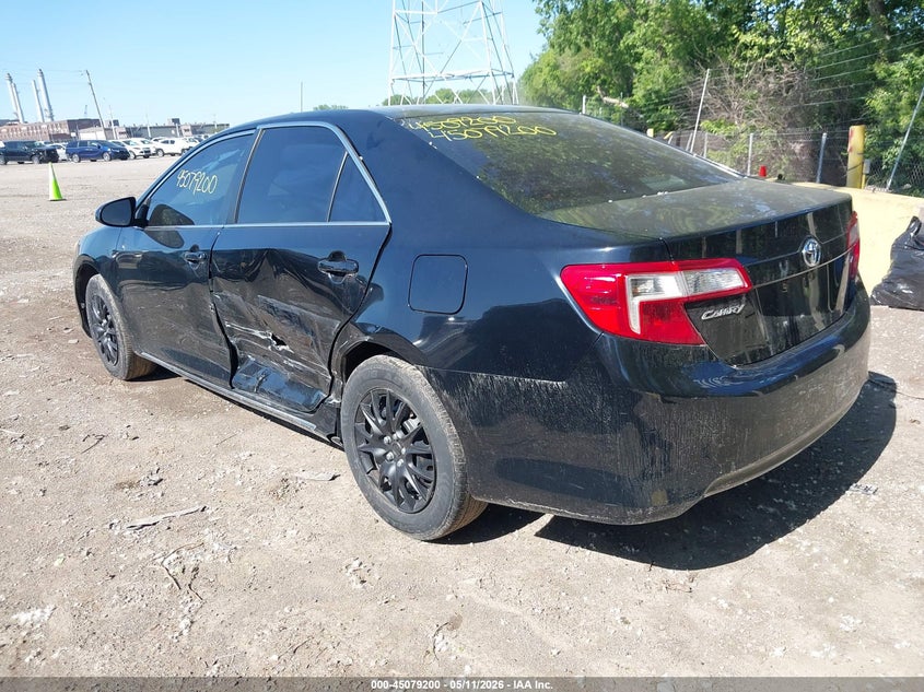 2012 TOYOTA CAMRY SEDAN 2.5L I-4 DOHC, VVT, 178HP
